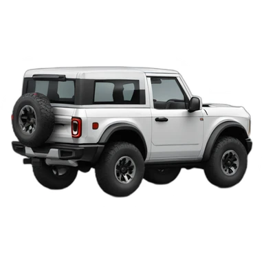Grey 2022 4 doir ford bronco sticker