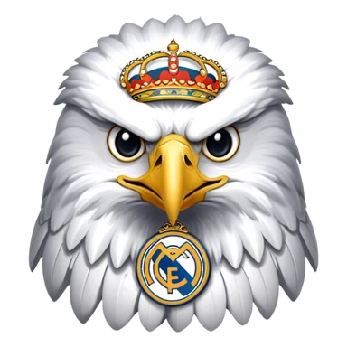 real madrid album with eagle sticker
