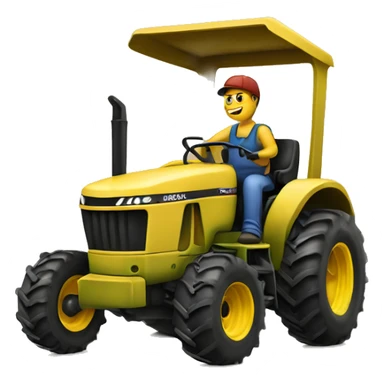 tracteur tondeuse sticker