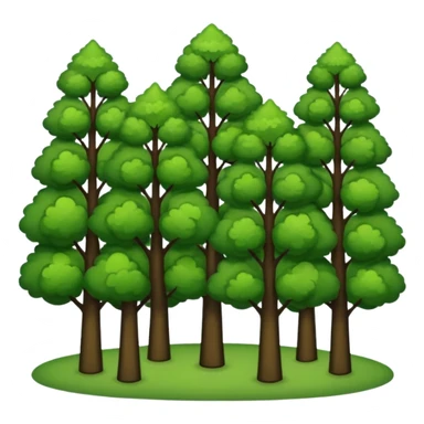 In our hometown, there’s plenty of trees sticker