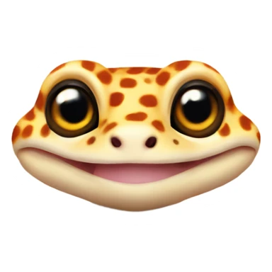 leopard gecko orange  sticker