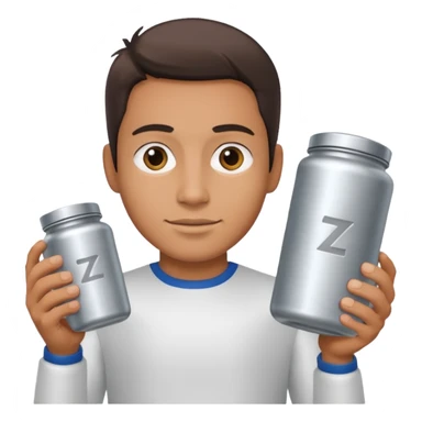 Man holding a Zyn container sticker