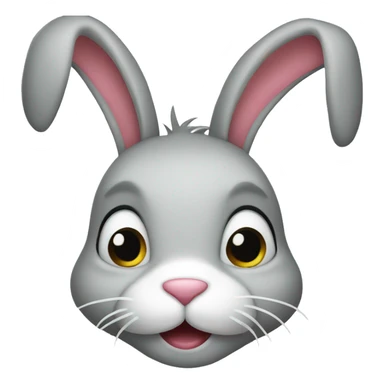 Christmas bunny sticker