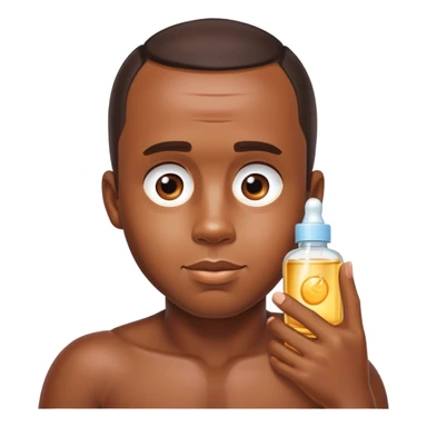 diddy with baby oil  sticker