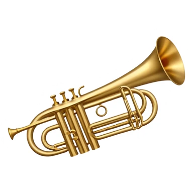 goat horn trumpet sticker