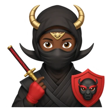 🥷🏾 usando este emoji crea otros que tengan los simbolos del zodiaco sticker
