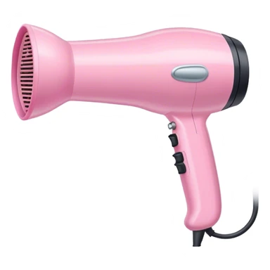 Hair dryer pink pastel sticker