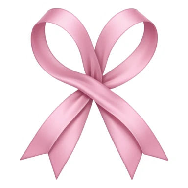 Ribbon which color is a light pink sticker