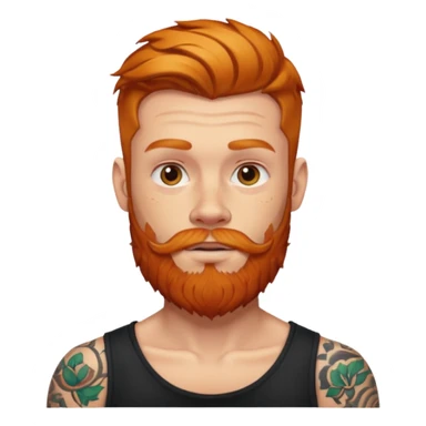 Ginger Tattooed Man sticker