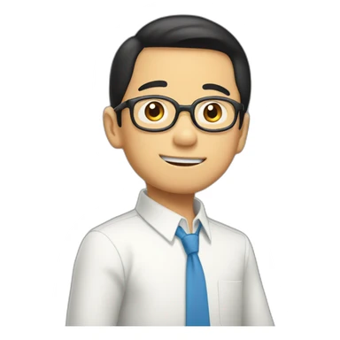 Nobita as a handsome boy  sticker