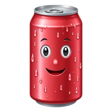 strawberry soda can sticker