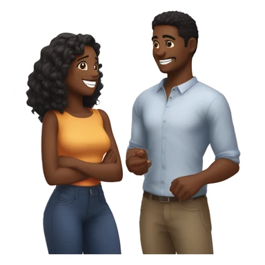 bubu dudu Page 2: The First Date
Despite B's initial intentions, something about G intrigued him. Her passion and energy made him laugh, while G couldn't help but notice B's handsome smile. They decided to go on a date.
 sticker