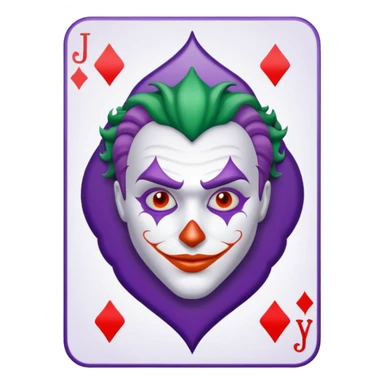 joker's card sticker