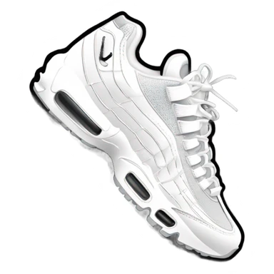 White AirMax 95 sticker