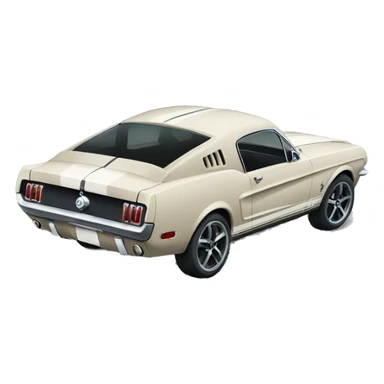 A ford mustang  sticker