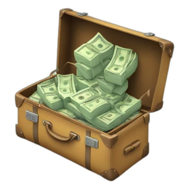 a-flying-suitcase-with-money sticker
