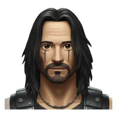 Johnny Silverhand from cyberpunk 2077 sticker