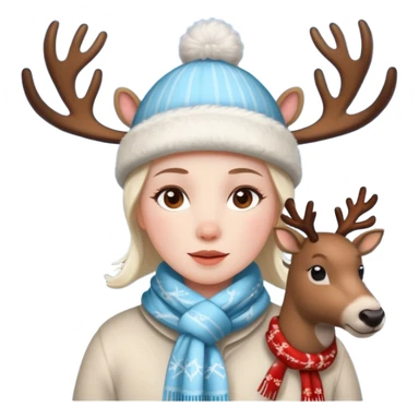 🤍☃️🦌 sticker