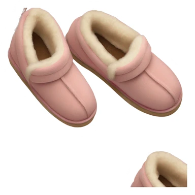 UGG slippers light pink sticker