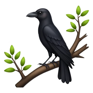 Black Crow sticker