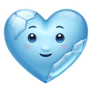 Corazón de hielo sticker