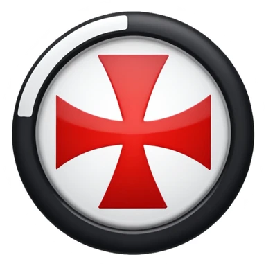 Red flag, with white disk, inside of white disk is black swastika. sticker