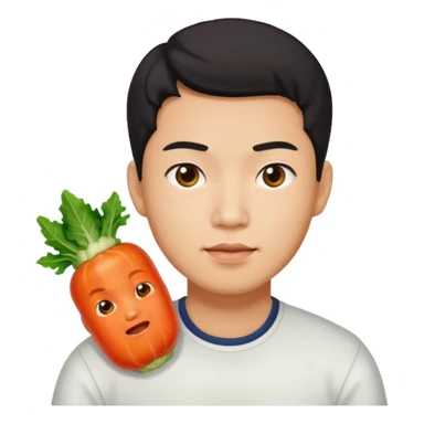 Wearing kimchi man sticker