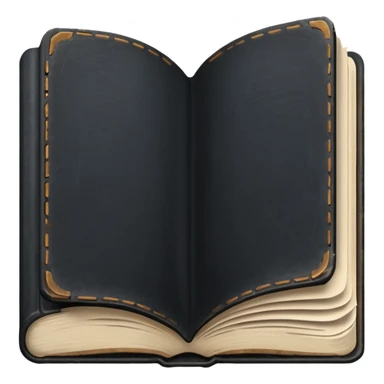 make me a black book with dust on it to show that it's old  sticker