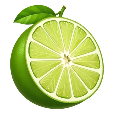 Lime Cut Fruit sticker