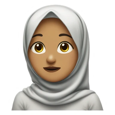 Muslim hijabi girl slapping her forehead 🤦‍♀️ sticker