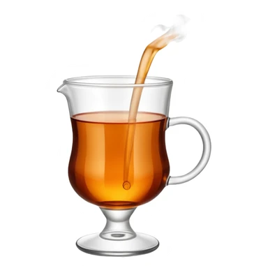 Turkish tea glass in “ince belli bardak” without the stand sticker