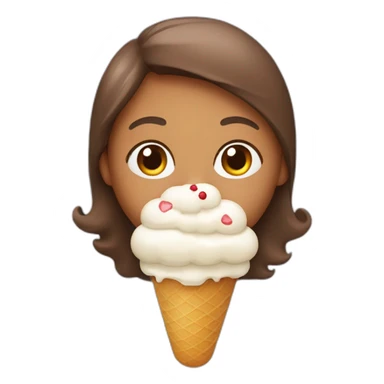 eat icecream sticker