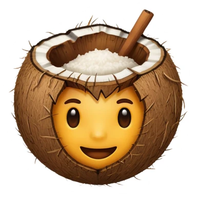 Coconut sticker