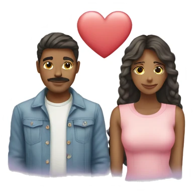 Symbols-Hearts-couple-coloured-pastel-shade sticker