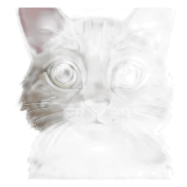 super fluffy savannah cat sticker