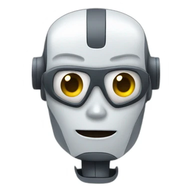 robot news reporter sticker