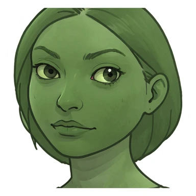 Blonde girl at work sticker