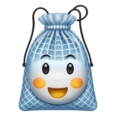 net bag,  mesh storage bag sticker