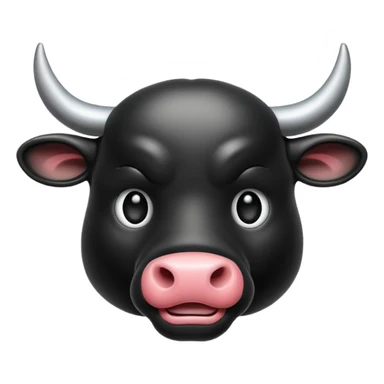 Bull emogi sticker