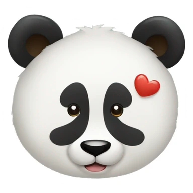 Panda amoureux sticker