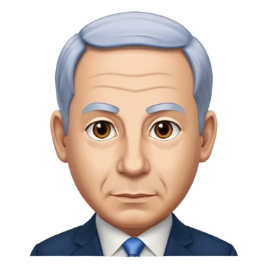 benjamin netanyahu full high  sticker