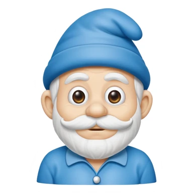 grandfather smurf  sticker
