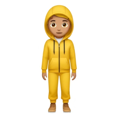 Star with a human full body yellow sticker