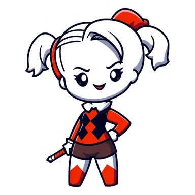 Harley Quinn from DC Comics sticker