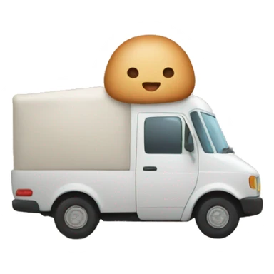 Mochi on the delivery  sticker