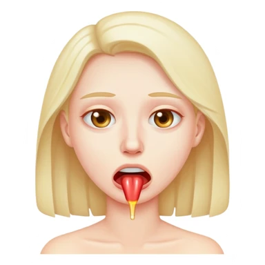 personne qui à la gorge sèche sticker