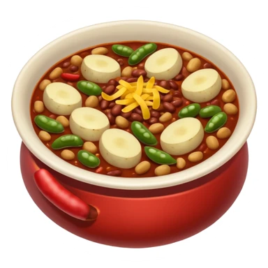  chili, beans and potatoes.  sticker