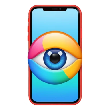 Un tac Tac a una pantalla de teléfono  donde se visualice el teléfono y sea de colores vibrantes y resalntante sticker