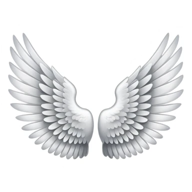Pair of wings sticker