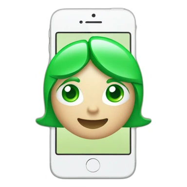 iphone-with-green-checkmark-on-screen-facetime-incoming-call sticker